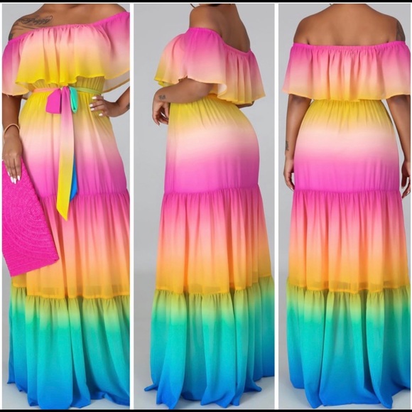Elena | Vibrant Maxi Dress